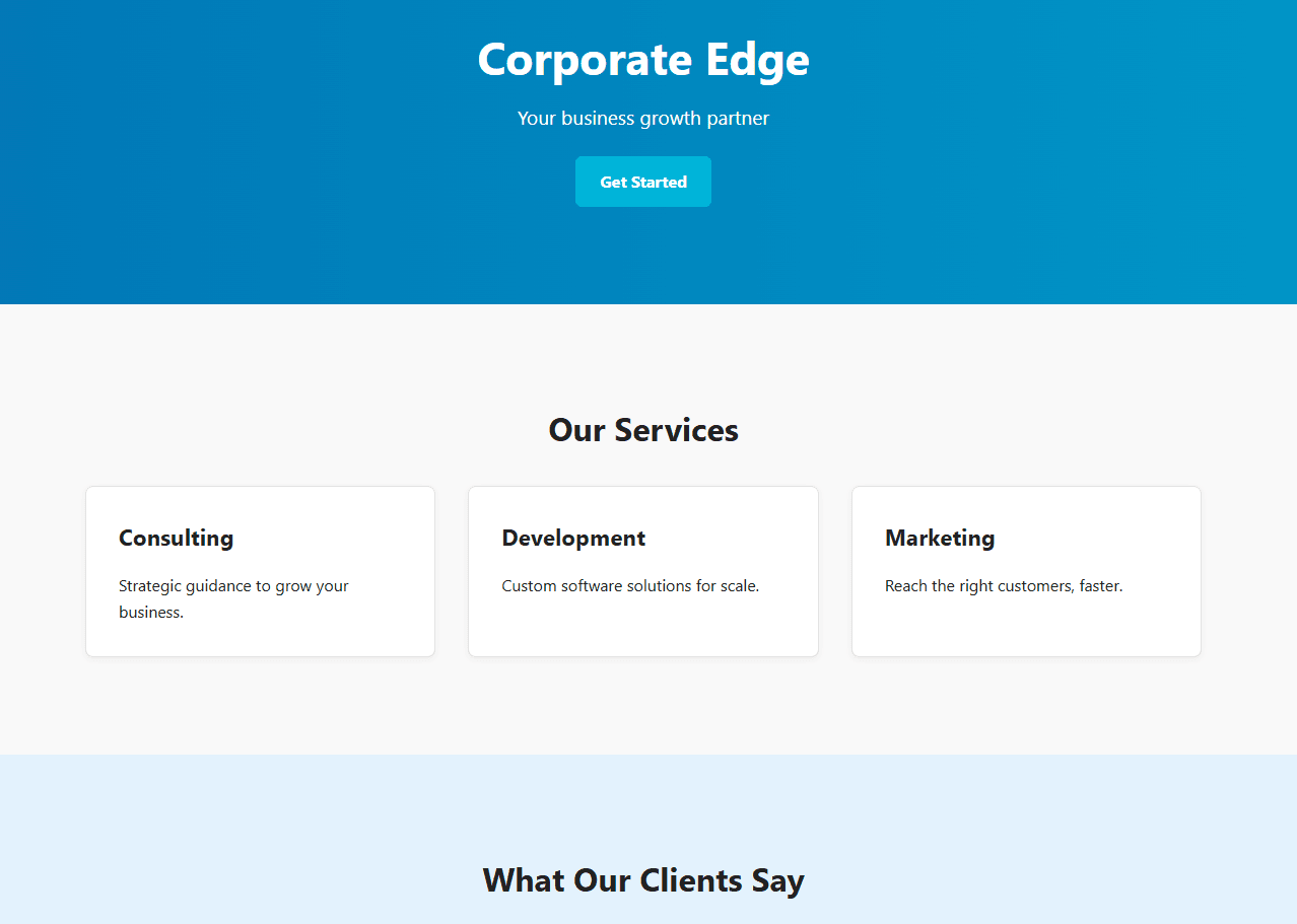 Corporate Edge Business