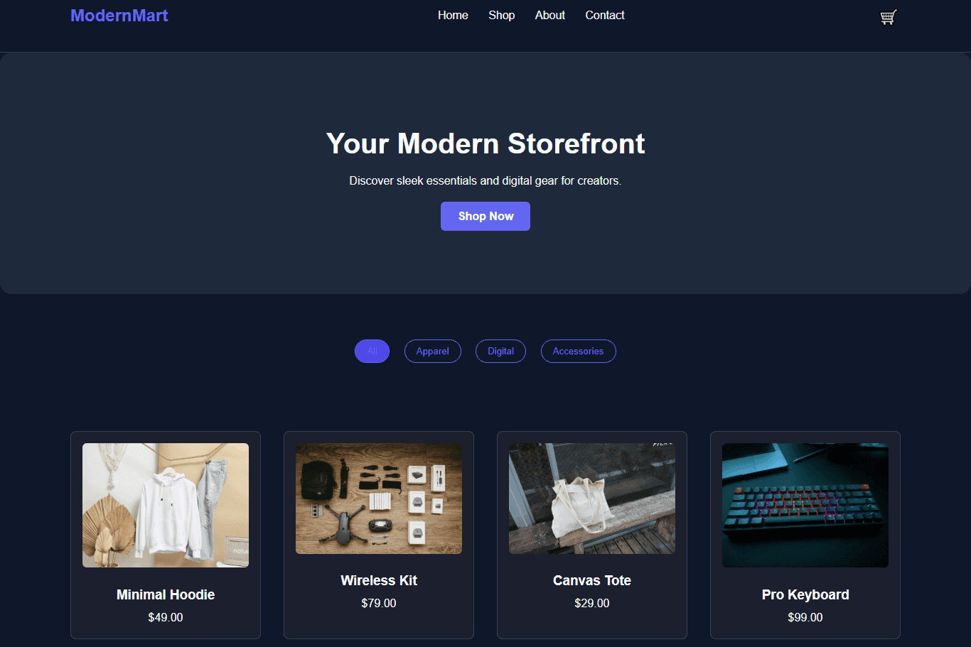 ModernMart E-Commerce