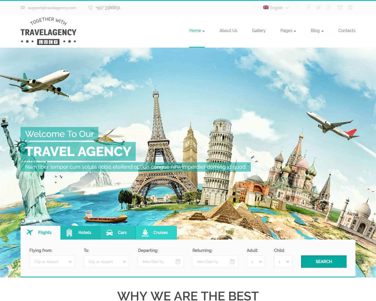 Agency Website project